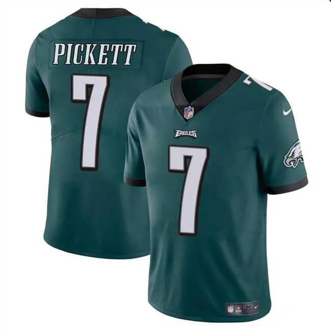 Men & Women & Youth Philadelphia Eagles #7 Kenny Pickett Green Vapor Untouchable Limited Stitched Jersey->philadelphia eagles->NFL Jersey